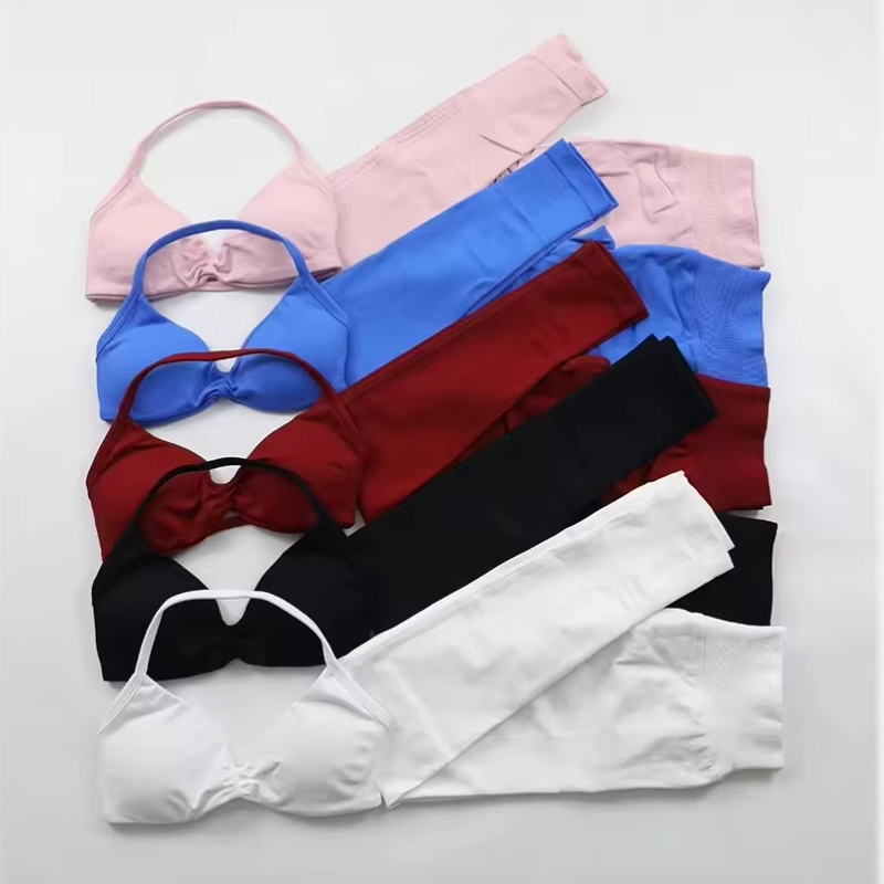 Yoga Fitness Leggings - Women's 2 Piece Yoga Set High