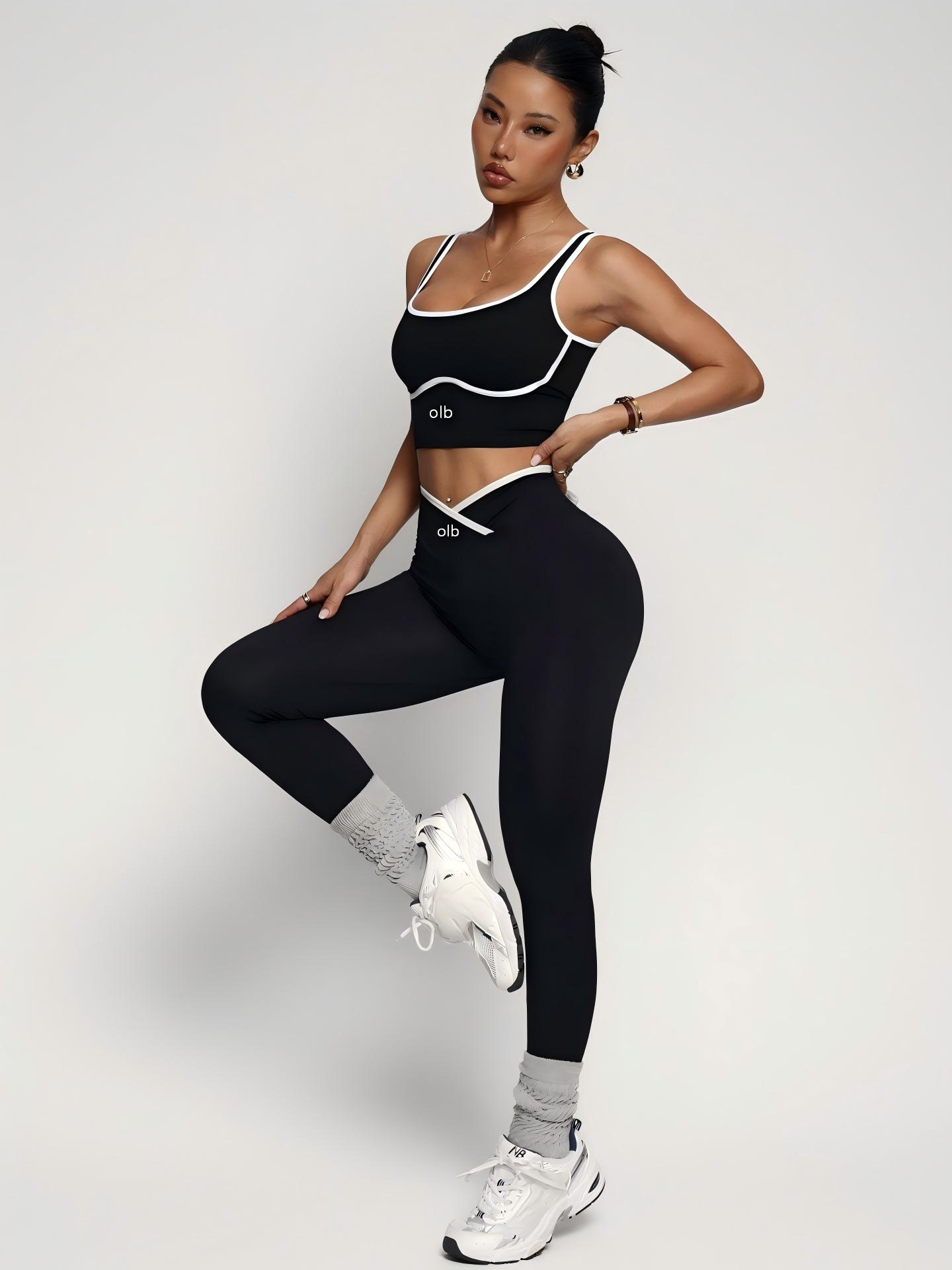 Yoga Y Fitness - 2-piece new sports bra vest pants