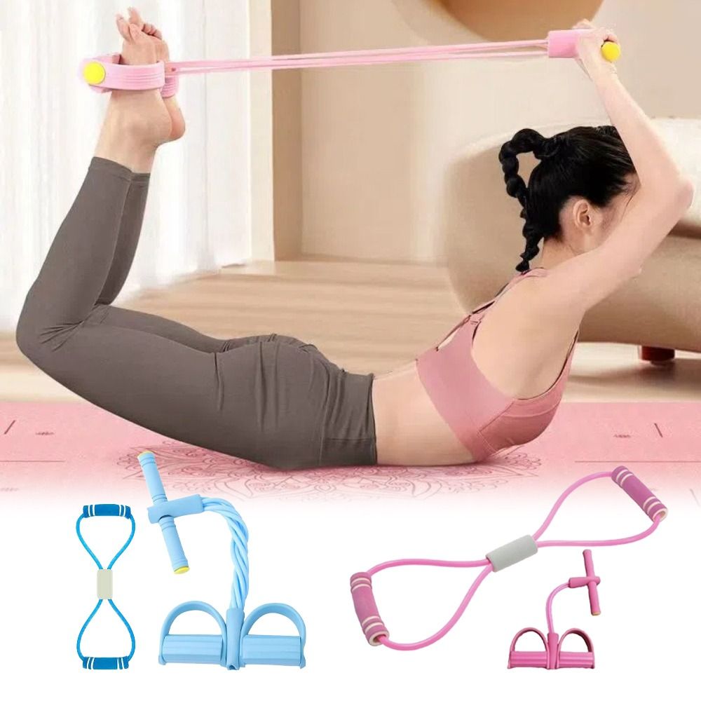 Yoga Pedal Puller Fitness Equipment - 6-Tube Resistance Bands Fitness Equipment Set