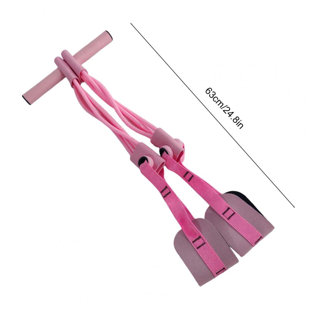 Yoga Pedal Puller Fitness Equipment - 4/8-Tube Pedal Ankle Puller Resistance Band