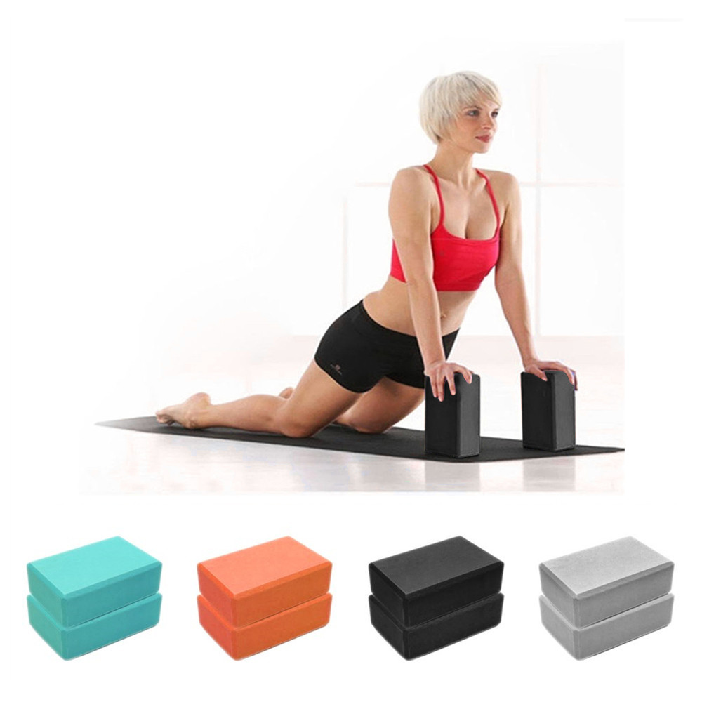 Yoga Health & Fitness Center - Colored EVA Yoga Block Brick Non-Slip