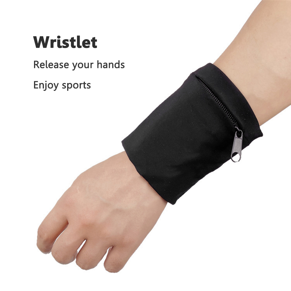 Wrist Wraps Fitness - Zipper Running Arm Bags Cycling Pocket
