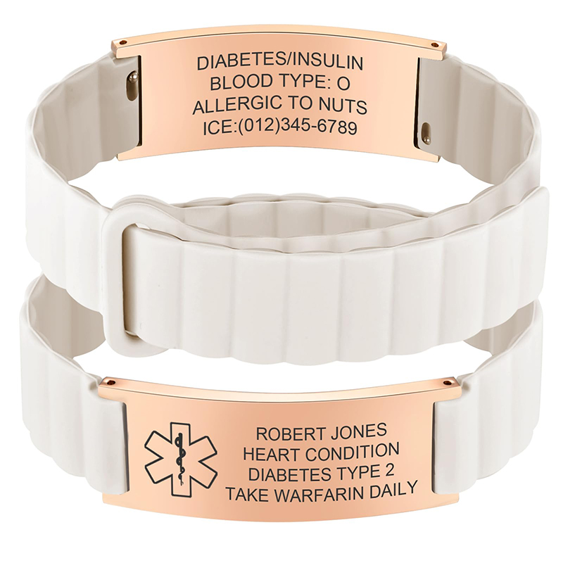 Custom Medical ID Bracelet for - огляд і ціна Fitness Tracker Band