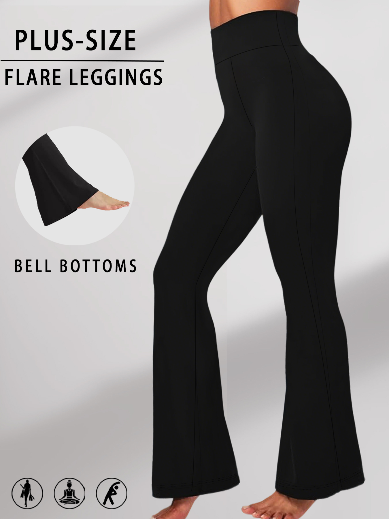Plus Size Women's Super Soft F - огляд і ціна Yoga Fitness Leggings