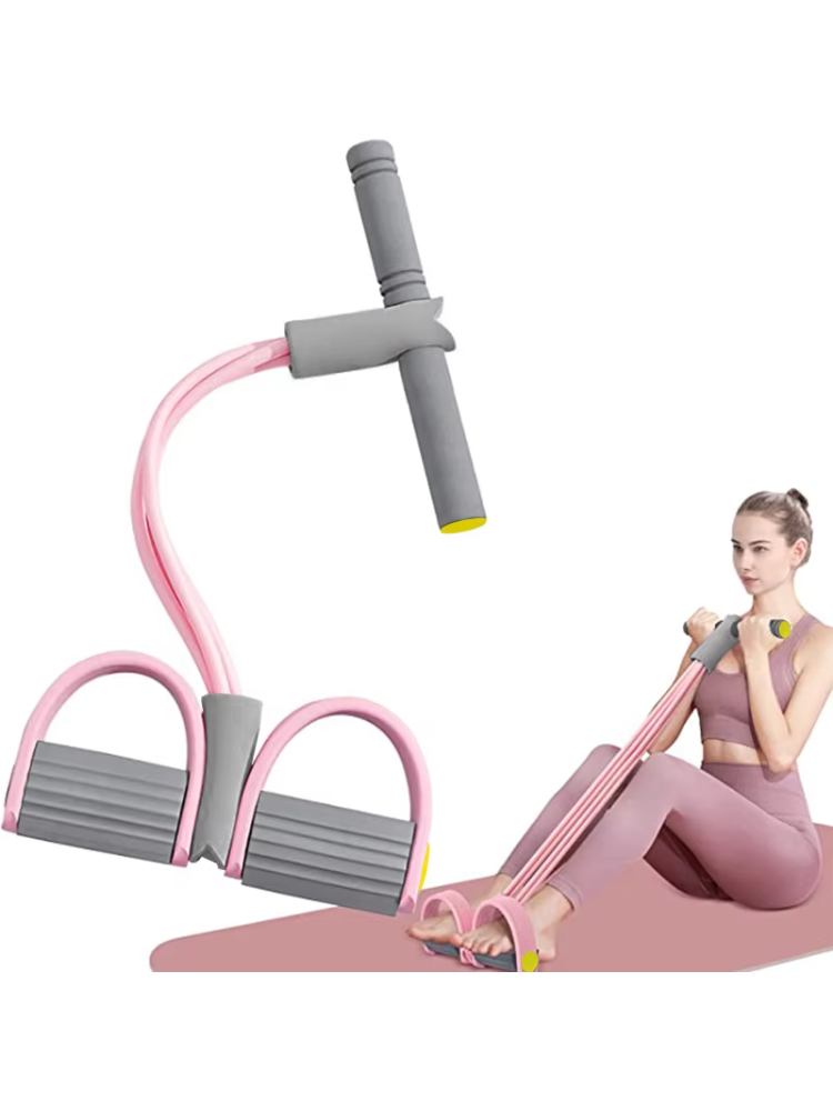 Resistance Bands 4-Tube Yoga P - огляд і ціна Yoga Pedal Puller Fitness Equipment