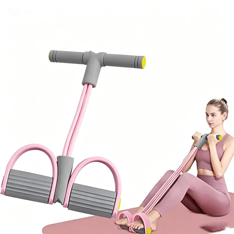 4-Tube Resistance Bands Yoga P - огляд і ціна Yoga Pedal Puller Fitness Equipment