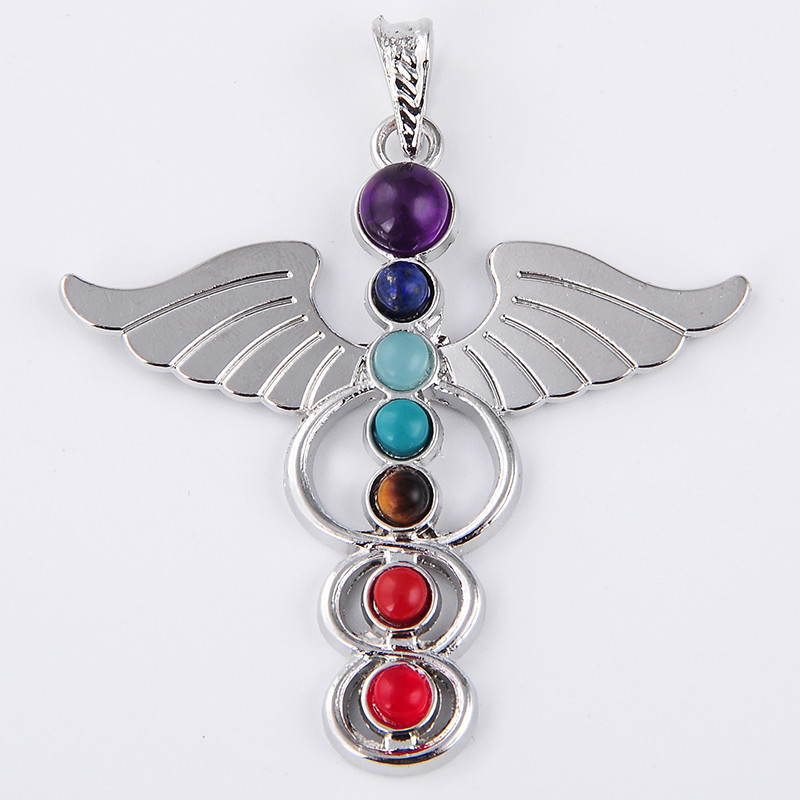 7 Chakra Stone Necklace Pendan - огляд і ціна Yoga Health & Fitness Center