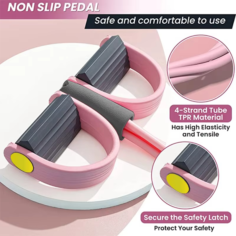 Resistance Bands 4-Tube Yoga P - огляд і ціна Yoga Pedal Puller Fitness Equipment