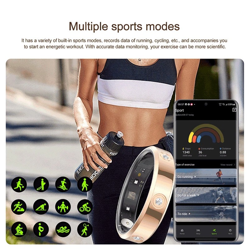 For Xiaomi Smart Ring Women Me - огляд і ціна Wrist Wraps Fitness
