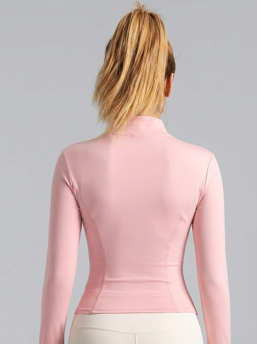 New Women Light Pink Yoga Coat - огляд і ціна Yoga Of Fitness