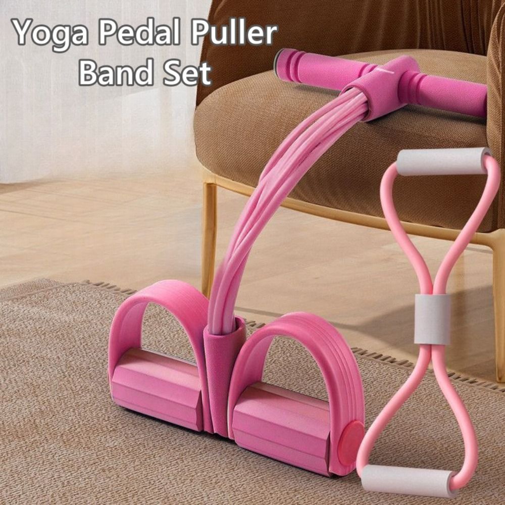 6-Tube Resistance Bands Set TP - огляд і ціна Yoga Pedal Puller Fitness Equipment