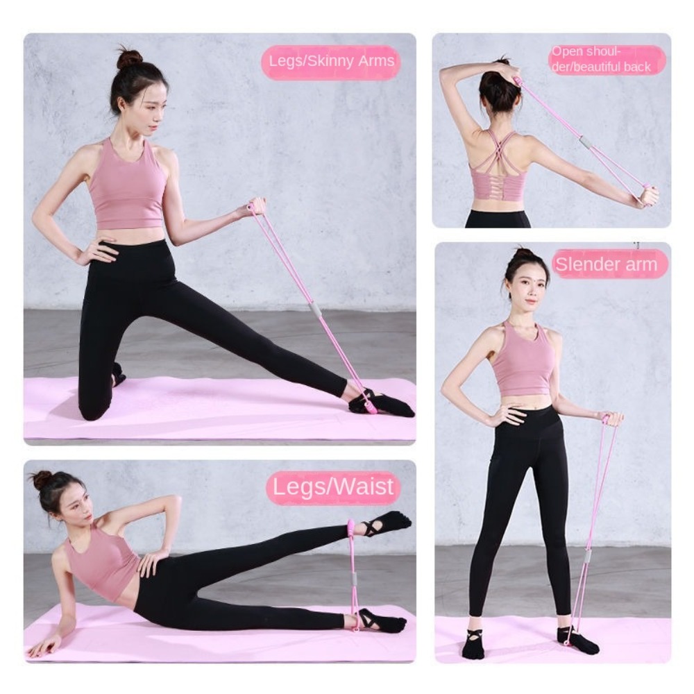 6-Tube Resistance Bands Set TP - огляд і ціна Yoga Pedal Puller Fitness Equipment