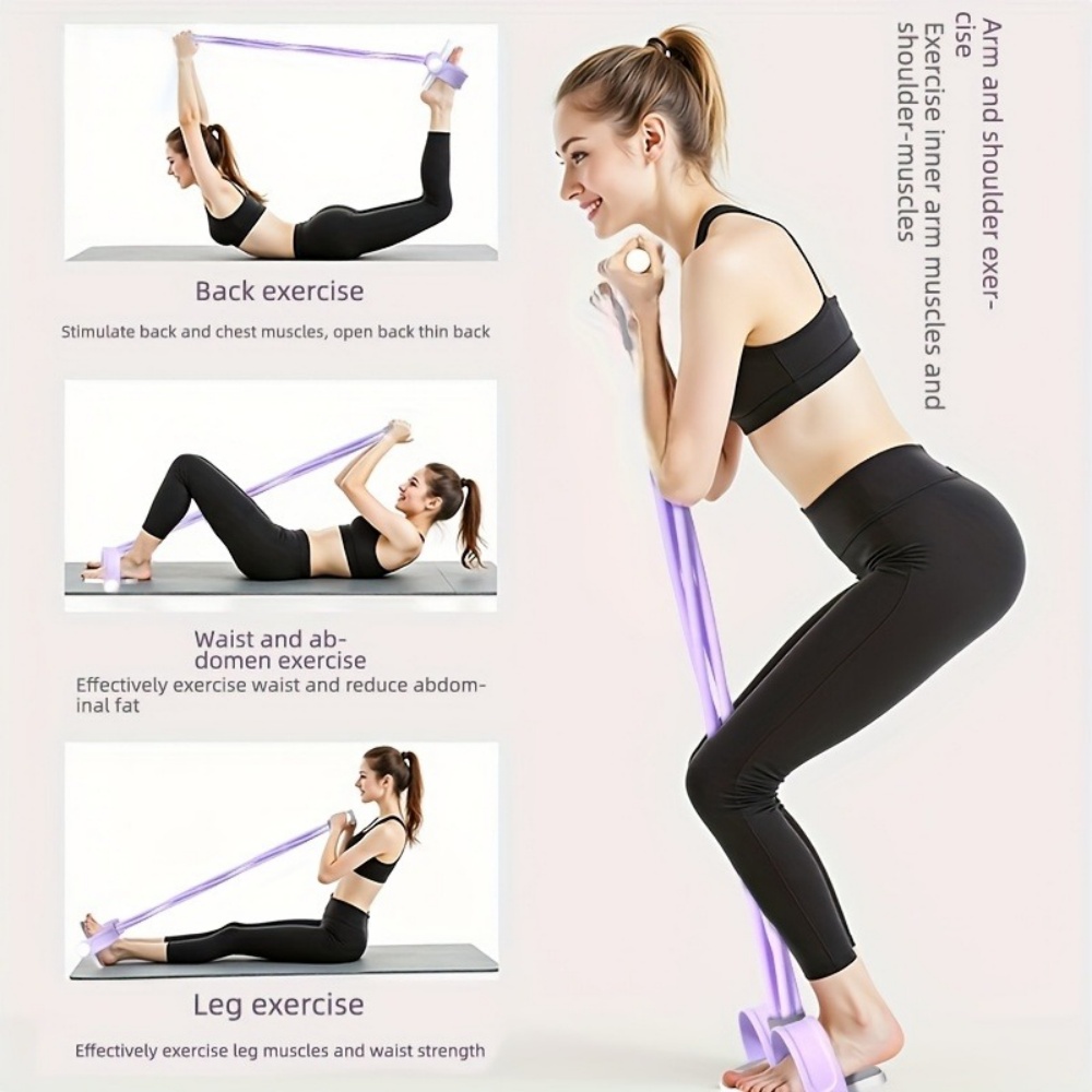 Multifunction Tension Rope, 6- - огляд і ціна Yoga Pedal Puller Fitness Equipment