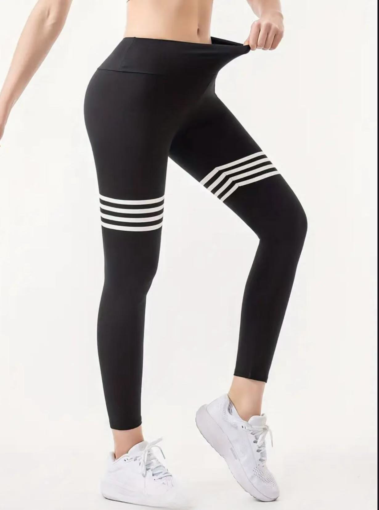 Letter Pattern High-Waisted Yo - огляд і ціна Yoga Fitness Leggings