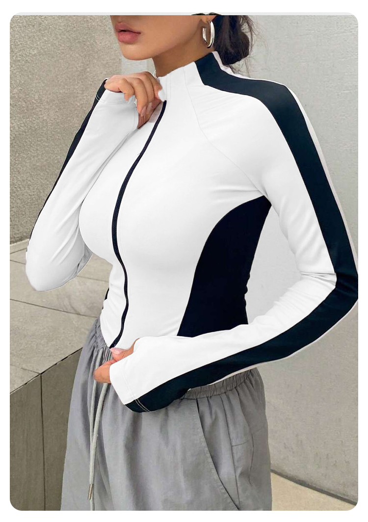 Yoga Clothes Stand Up Collar J - огляд і ціна Yoga Of Fitness