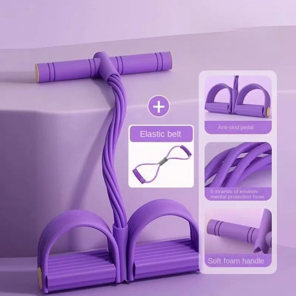 6-Tube Resistance Bands Set TP - огляд і ціна Yoga Pedal Puller Fitness Equipment