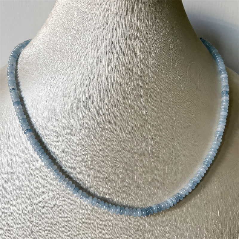 2*4MM Aquamrine Necklace Natur - огляд і ціна Yoga Health & Fitness Center