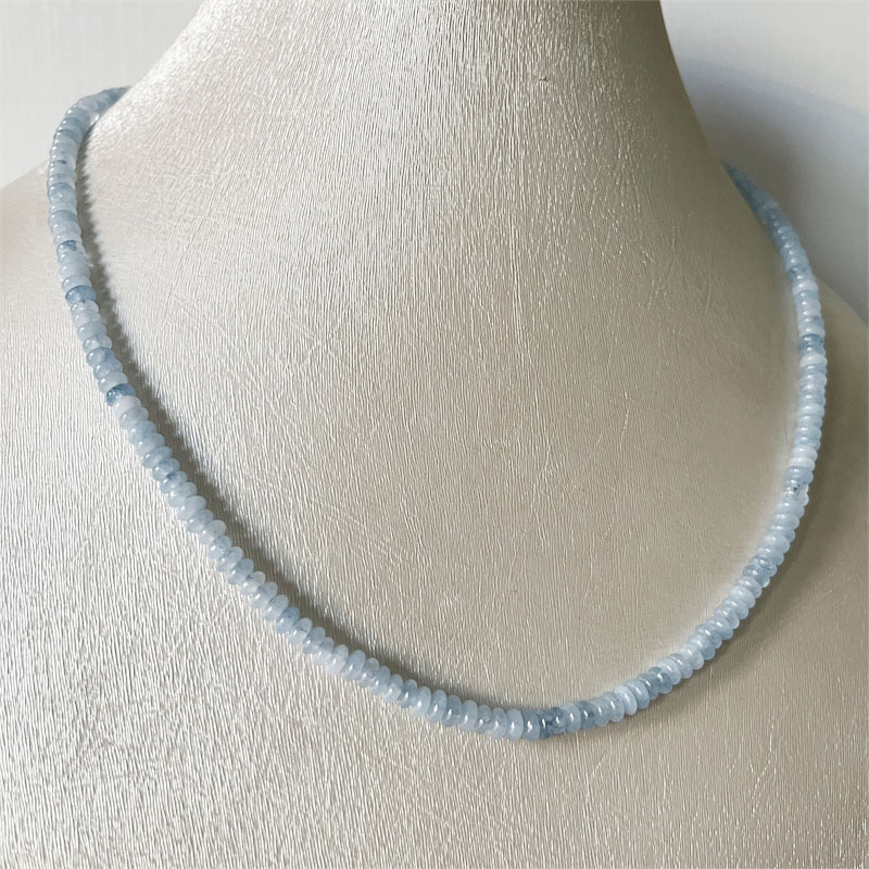 2*4MM Aquamrine Necklace Natur - огляд і ціна Yoga Health & Fitness Center