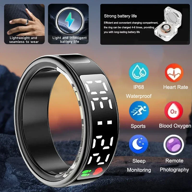 Smart Ring For Men Women Heart - огляд і ціна Wrist Wraps Fitness