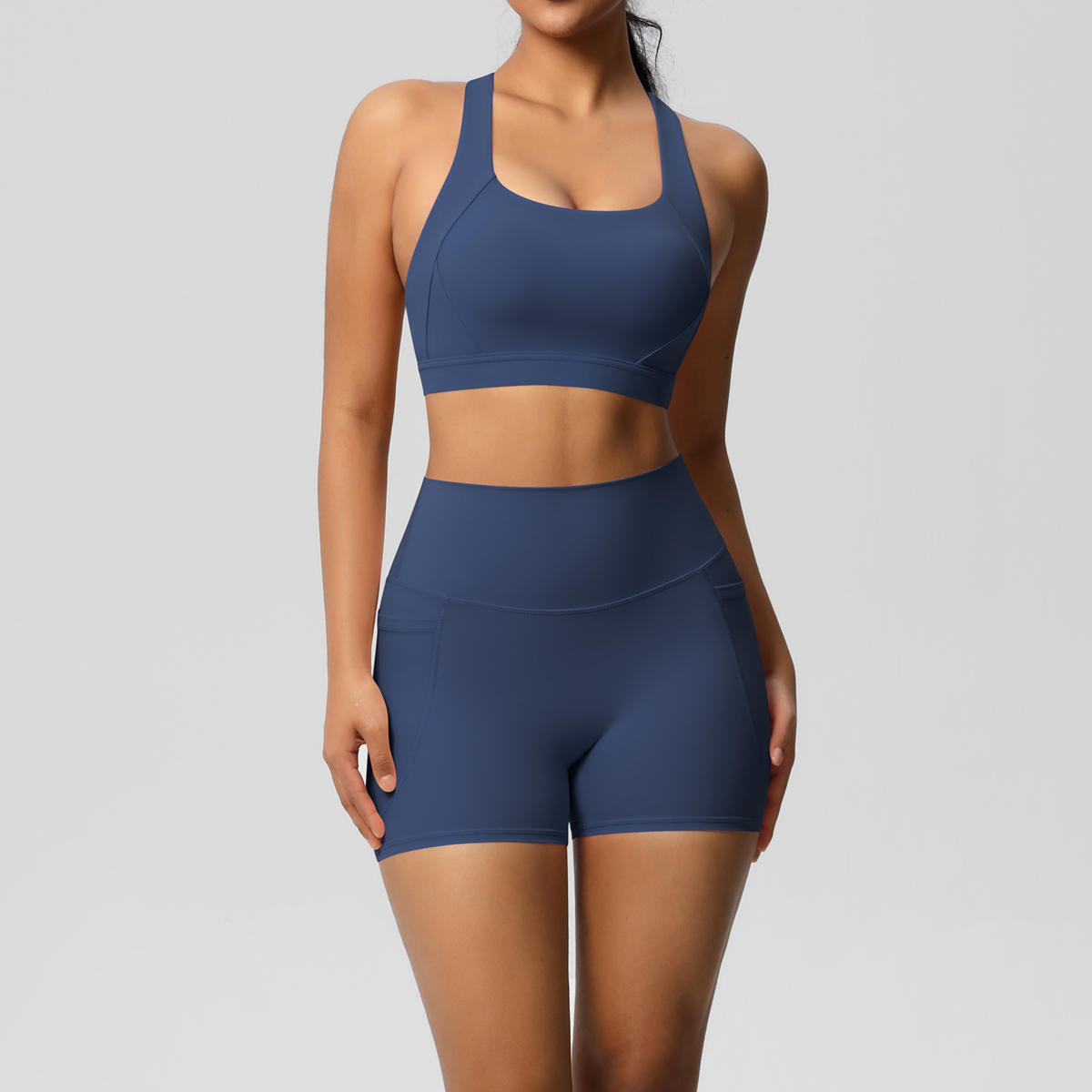 2PCS Sportswear With Pocketed  - огляд і ціна Yoga Fitness Leggings