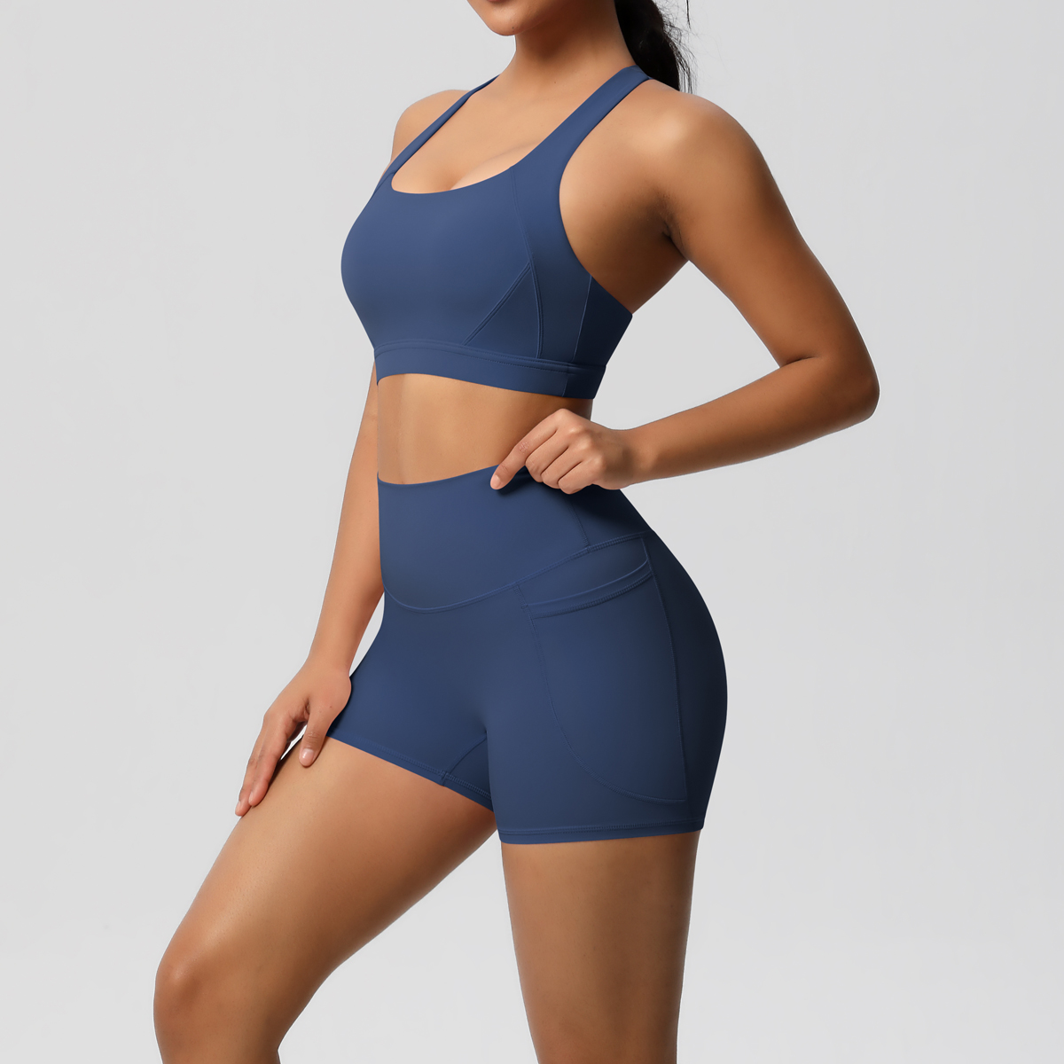 2PCS Sportswear With Pocketed  - огляд і ціна Yoga Fitness Leggings