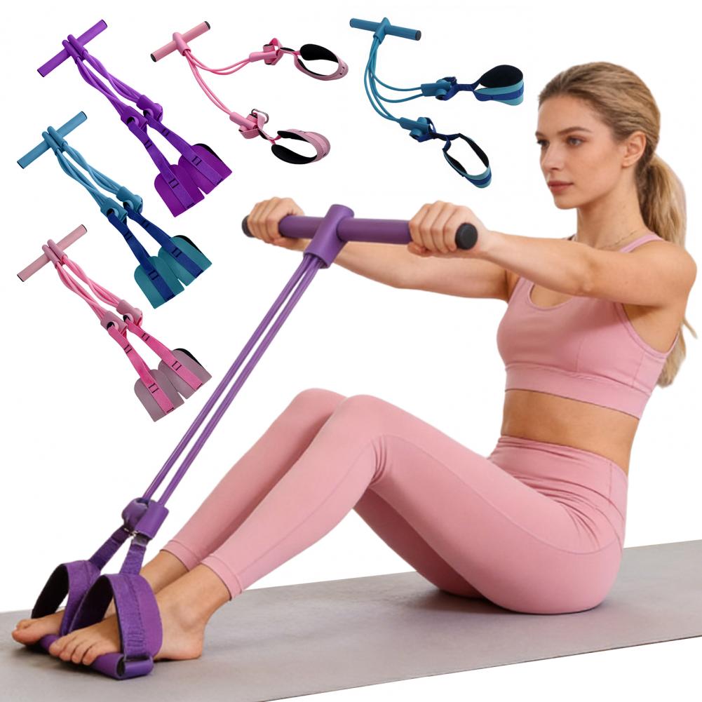 4/8-Tube Pedal Ankle Puller Re - огляд і ціна Yoga Pedal Puller Fitness Equipment