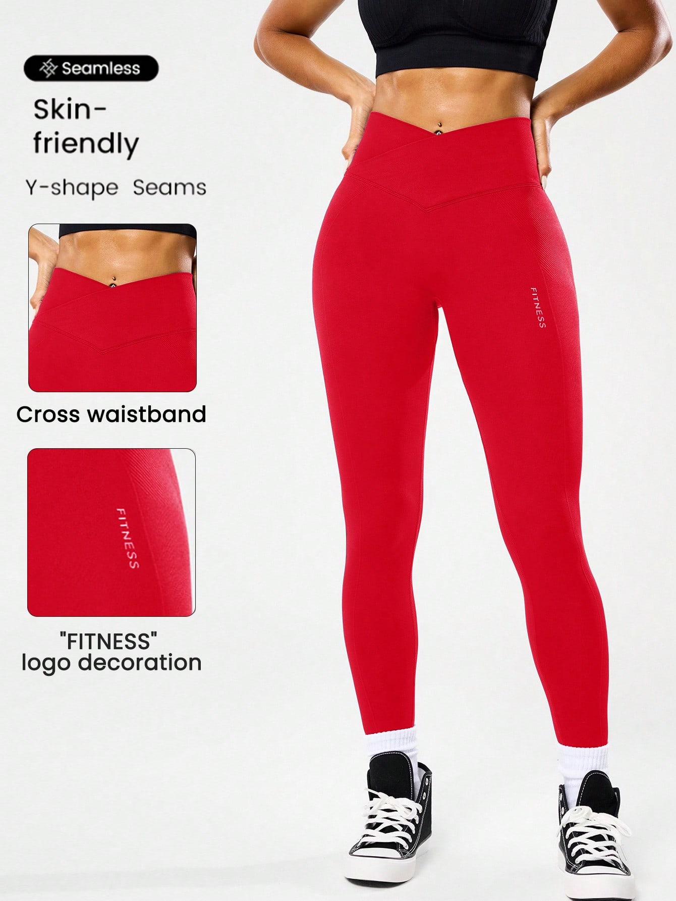 High-waisted seamless yoga leg - огляд і ціна Yoga Fitness Leggings