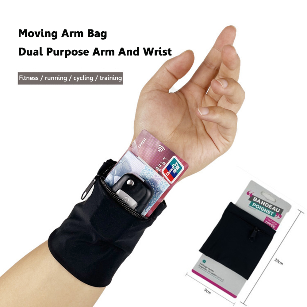 Zipper Running Arm Bags Cyclin - огляд і ціна Wrist Wraps Fitness